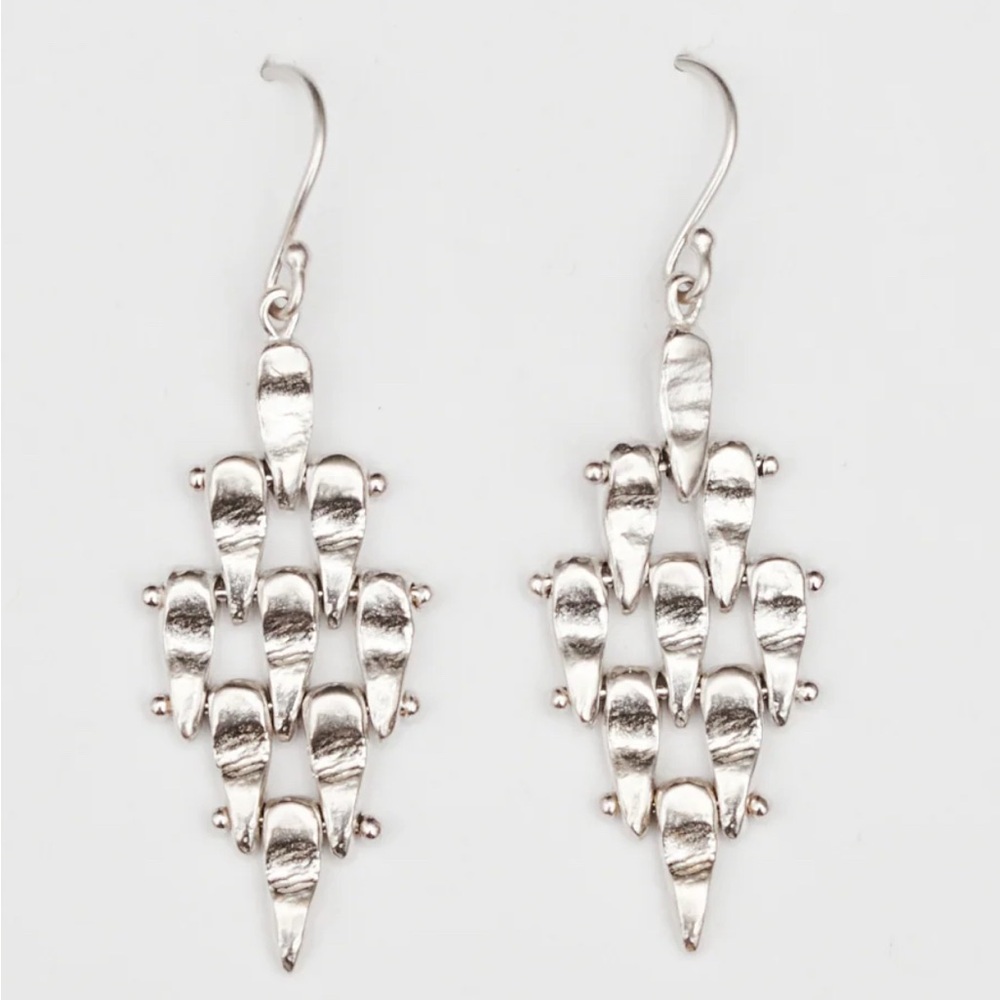 Jill Platner Lupine earrings in silver